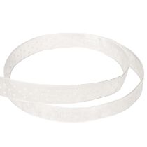 gjenstander Festlig dekorativt bånd for å pynte gaver og håndverksprosjekter, 1,5 cm bredt, 20 m langt