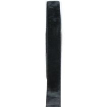 Fløyelsbånd sort pyntebånd gavebånd 20mm 10m