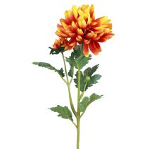 gjenstander Kunstige blomster dekorasjon georginer kunstige blomster oransje 62cm