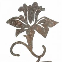 gjenstander Dekorativt trestativ i metall med skrift Spring 6x9,5x39,5cm