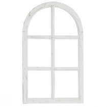 gjenstander Dekorativt vindu shabby chic dekorativt trevindu hvitt 40×70cm