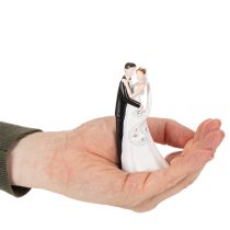 gjenstander Dekorativ figur av et brudepar, 10,5 cm