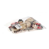 gjenstander Deco figur snømannetre 10cm 9 stk