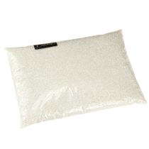 gjenstander Dekorativt granulat, glassgranulat, dekorativ sand 1-2 mm, perlemor, 2 kg