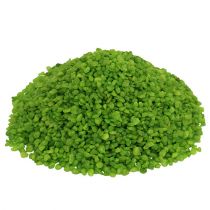 Dekorativt granulat grønt 2mm - 3mm 2kg