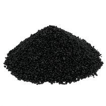 Dekorativt granulat svart 2mm - 3mm 2kg