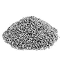 Dekorativt granulat sølv 2mm - 3mm 2kg