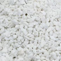 Dekorativ granulat hvit 2mm - 3mm 2kg