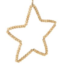 gjenstander Deco henger jule treperler hjerte stjernetre H20cm 3stk