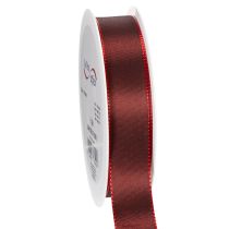gjenstander Gavebånd, elegant og skinnende taftbånd til festlige anledninger, 25 mm bredt, 50 m langt