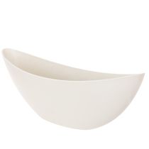 gjenstander Dekorativ skål beige 55,5 cm x 14 cm H17,5 cm 1 stk.