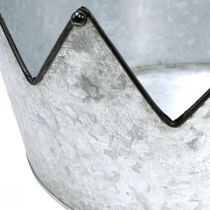 Dekorativ bolle metall bolle krone Ø26,5/22,5/19cm sett med 3