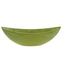 gjenstander Dekorativ skål plast lysegrønn 39cm x 13cm H13cm 1 stk