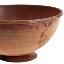 gjenstander Dekorativ skål metallskål rustdekor vintage Ø34cm H12cm