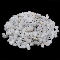 Dekorative steiner 9 mm - 13 mm hvite 2 kg