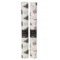 gjenstander Juledekorasjonsstoff, selges i metervare, 120 cm bredt, 2 stk.