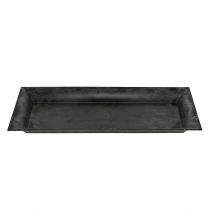 gjenstander Dekorativt brett marmorert antrasitt 36x17cm 6stk