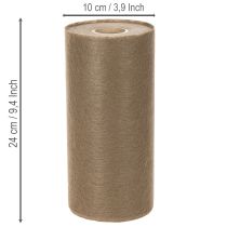 gjenstander Non-woven borddekorasjonsrull 24 cm x 25 m i brunt for festbord