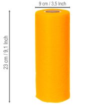 gjenstander Non-woven bordløper, gul, 23 cm, moderne borddekorasjonsrull