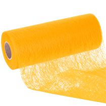 gjenstander Non-woven bordløper, gul, 23 cm, moderne borddekorasjonsrull