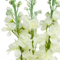 Delphinium hvite kunstige delphinium silke blomster kunstige blomster 3stk