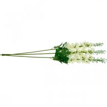 gjenstander Delphinium White Artificial Delphinium Silke Flowers Kunstige Blomster 3stk