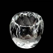 Telysholder diamantklar Ø6cm borddekorasjon