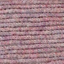 gjenstander Ulsnor med rosa og gulltråd, 5m x 5mm med ståltråd, til dekorasjon og håndarbeid