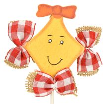 gjenstander Drage på stav 9,5cm x 8cm 6stk