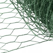 Sekskantet mesh grønn tråd PVC-belagt trådnett 50cm × 10m