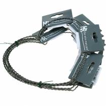 gjenstander Trådhjerter 20cm bølgeringer krans bøylehjerte 10 stk