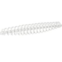 gjenstander Trådkurv med håndtak, hvitt metall, Ø25/30/35 cm, sett med 3