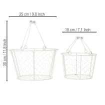 gjenstander Dekorative trådkurver som en dekorativ løsning for kreativ hagedesign, 30 cm, 1 sett