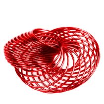 Trådhjul rød Ø4,5cm 6stk