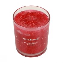 gjenstander Duftlys i glass Sort Kirsebærlys kirsebær Ø7,5cm H8cm