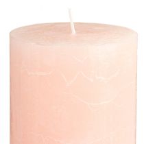 gjenstander Lyserosa fargede kuppellys 85 × 120 mm, sett med 2 – Elegante vokslys for romantisk dekorasjon