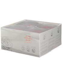 gjenstander Ekte rosehoder Infinity Roses Røde Premium Ø8,5 cm 4 stk