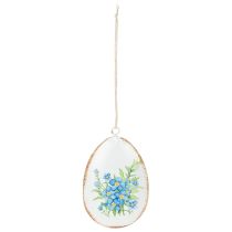 gjenstander Påskeegg med vårblomster, ideelle til påskebuketter eller vinduer, 8 cm, 8 stk.