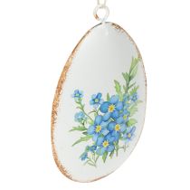 gjenstander Påskeegg med vårblomster, ideelle til påskebuketter eller vinduer, 8 cm, 8 stk.