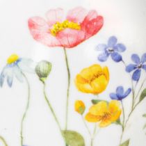 gjenstander Påskeegg med vår- og blomstermotiver, påskedekorasjon av høy kvalitet, 6 cm, 6 stk.