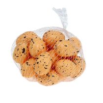 gjenstander Styrofoam egg appelsin 3,5cm 24 stk