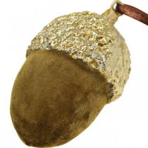 gjenstander Eikenøtter til oppheng, advent, tredekorasjon, høstpynt H6,5cm Ø4cm 6 stk.
