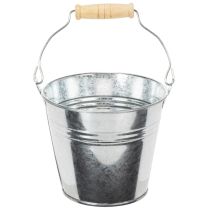 gjenstander Bøtte Ø12cm H10cm 8 stk. sink, blank