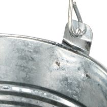 gjenstander Bøtte Ø12cm H10cm 8 stk. sink, blank