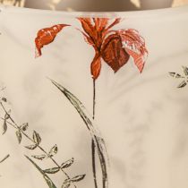 gjenstander Elegant lysestake med blomstermotiv for harmonisk romdesign, 12,5 cm, 2 stk.