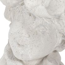 gjenstander Dekorativ gnomhodefigur for stilig hage- og stueinnredning, grå, 30 cm