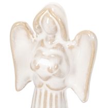 gjenstander Engleskåldekorasjon med liten figur og rund telysholder 10 cm 3 stk
