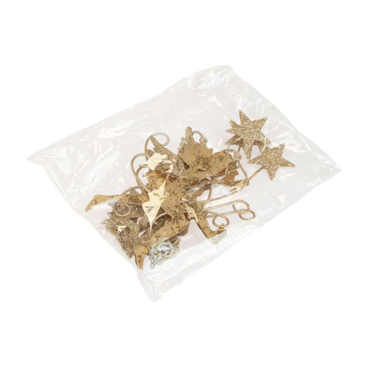 gjenstander Engelanheng stjerne julepynt til oppheng H28cm 3 stk