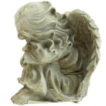 gjenstander Angel for the Grave Cream Grave Angel Sovende Engel 6×5,5×8cm