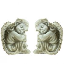 gjenstander Angel for the Grave Cream Grave Angel Sovende Engel 6×5,5×8cm